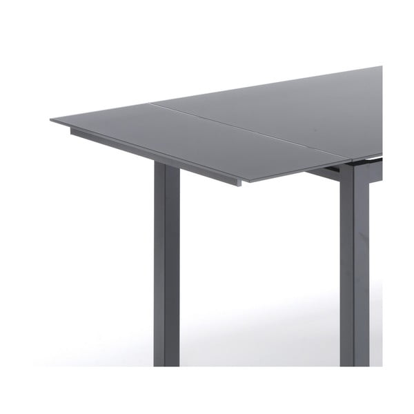 Izvelkams ēdamgalds ar stikla galda virsmu 80x140 cm New Daily – Tomasucci-image-3
