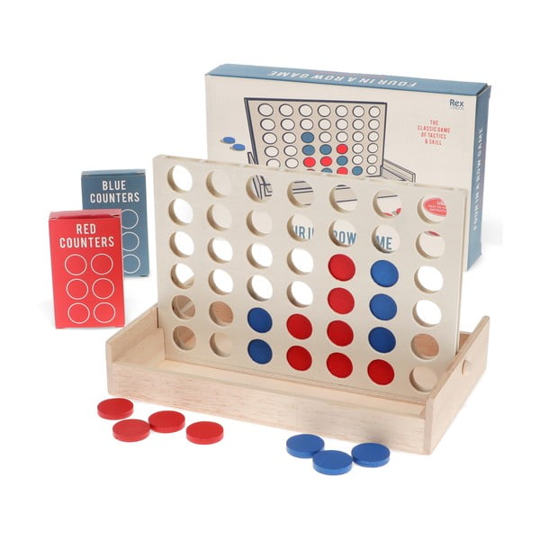 Spēle "Četri pēc kārtas" Four in a Row game set – Rex London