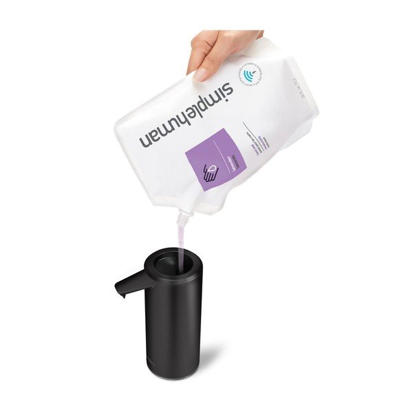 Matēti melns tērauda automātisks ziepju dozators 266 ml – simplehuman-image-2