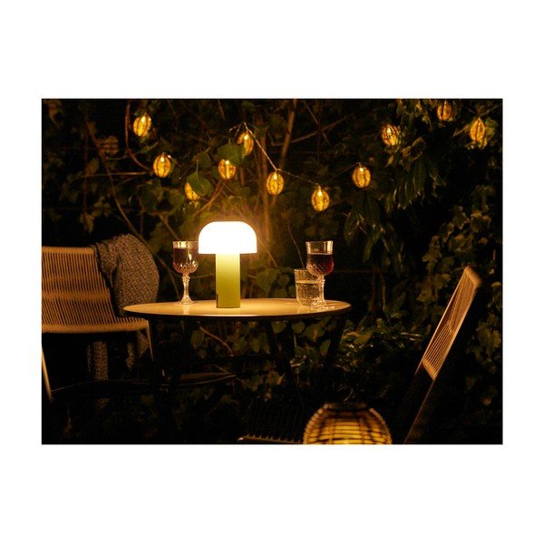 LED galda/pārvietojams āra gaismeklis ar USB ø 15 cm Soham – House Nordic-image-1