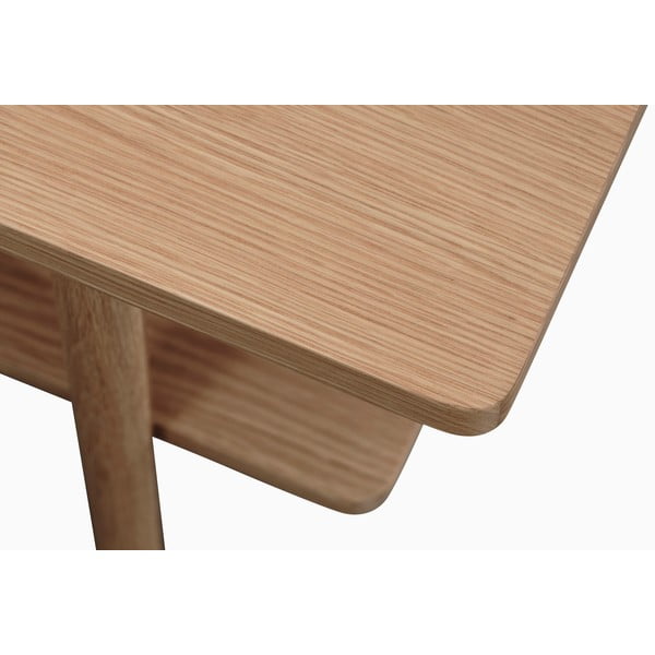 Dabīga toņa žurnālgaldiņš ar ozolkoka imitācijas galda virsmu 60x120 cm Ponza – Unique Furniture-image-4