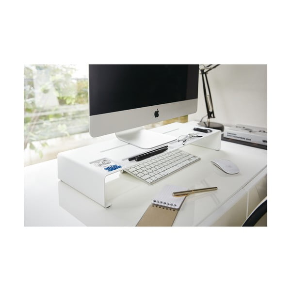 Balts plaukts zem monitora YAMAZAKI Tower-image-1