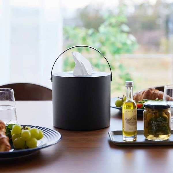 Metāla salvešu kaste Tower – YAMAZAKI-image-1