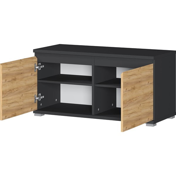 Ozolkoka imitācijas apavu plaukts ar soliņu Lissabon – Germania-image-3