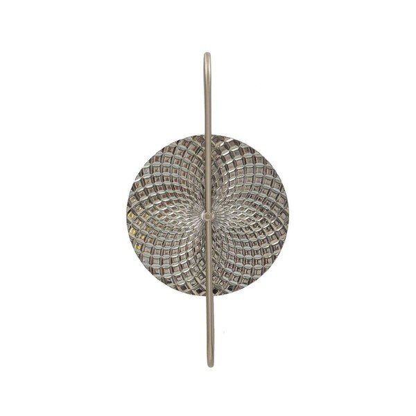 Sudraba krāsas metāla sienas lampa Silvery – Mauro Ferretti