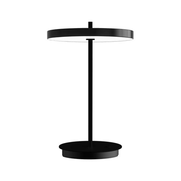 Melna metāla LED galda lampa ar metāla abažūru (augstums 31 cm) Asteria Move – UMAGE-image-4