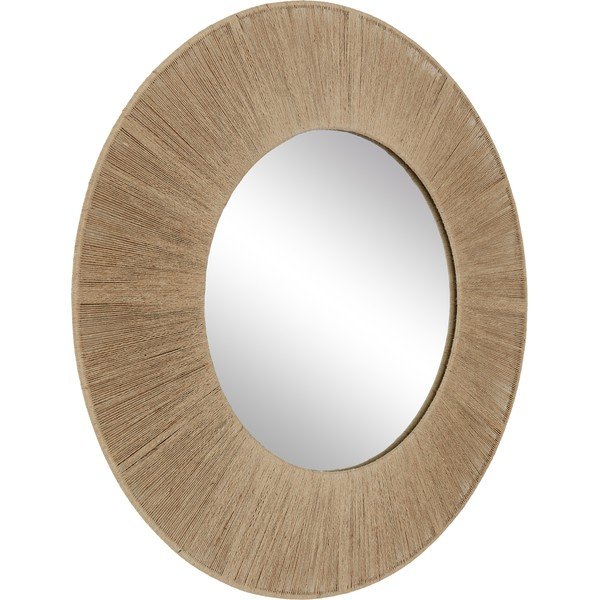 Sienas spogulis ar metāla rāmi Westwing Collection Citra, ø 90 cm-image-2