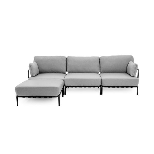 Gaiši pelēks dārza modulārais dīvāns 234 cm Salve – Sit Sit-image-2