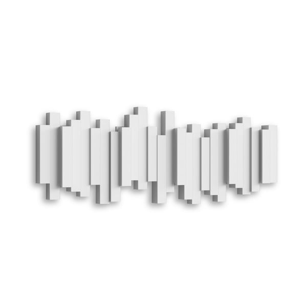 Balts plastmasas sienas pakaramais Sticks – Umbra-image-3