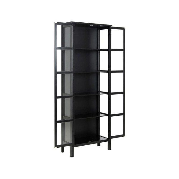 Actona Eton melna vitrīna, augstums 210 cm-image-3