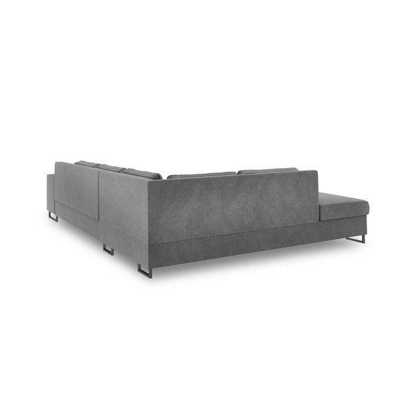 Cosmopolitan Design San Diego pelēks dīvāns, kreisais stūris-image-3