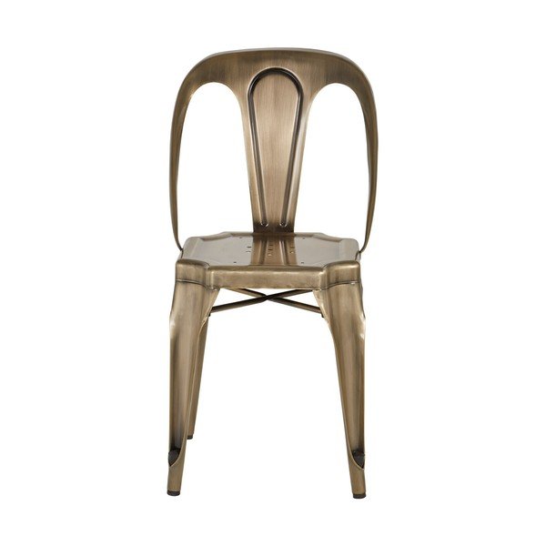 Misiņa krāsas metāla pusdienu krēsls Grange – Premier Housewares-image-2