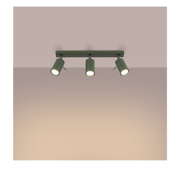 Zaļa prožektora tipa lampa 6x45 cm Etna – Sollux-image-2