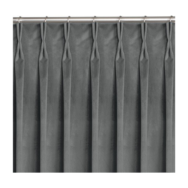Antracīta pelēks aizkars 200x175 cm Vila – Homede-image-4