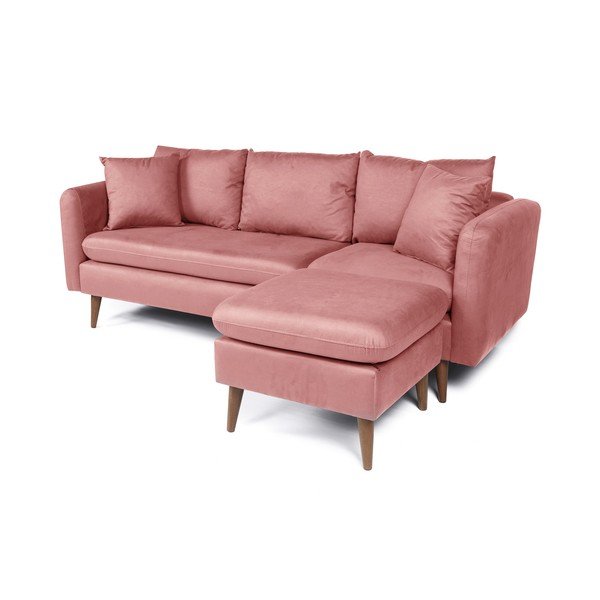 Gaiši rozā dīvāns 215 cm Sofia – Balcab Home-image-3