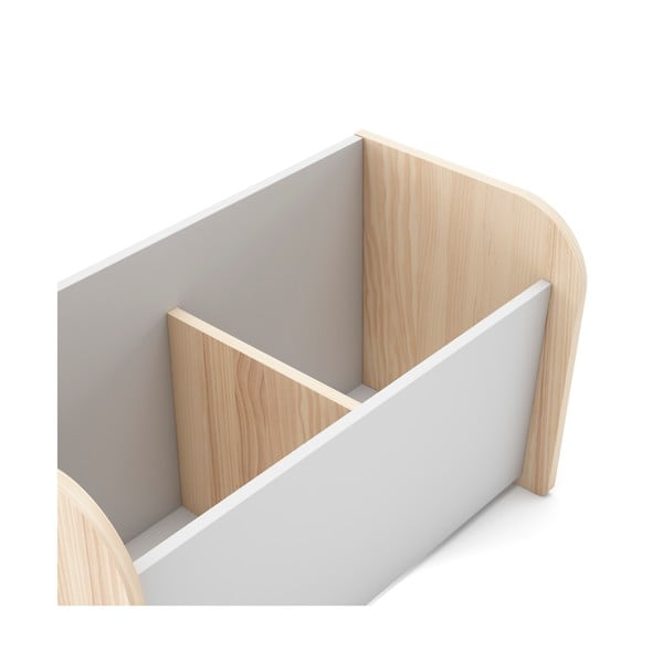 Balts bērnu grāmatu plaukts 70x42 cm Esteban – Marckeric-image-4