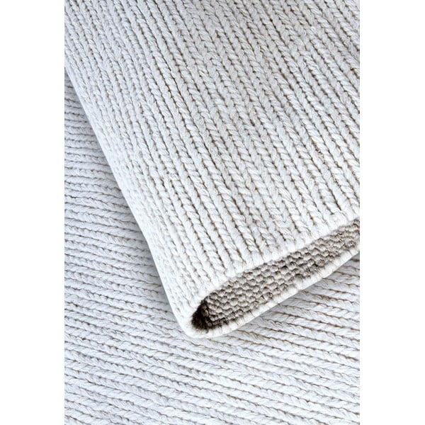 Balts ar rokām darināts vilnas apaļš paklājs ø 200 cm Francois – Villeroy&Boch-image-3