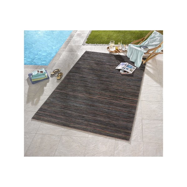 Tumši brūns āra paklājs Lotus, 160 x 230 cm-image-3