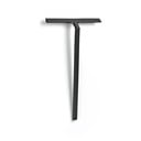 Melns stikla tīrītājs ar statīvu Zone Rim, platums 30 cm