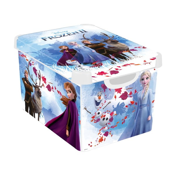 Uzglabāšanas kaste ar vāku bērniem Curver Frozen, 22 l