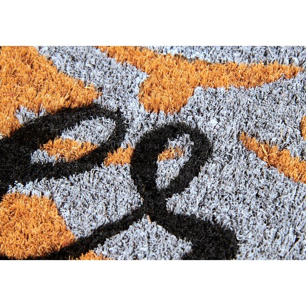 Kokosšķiedras kājslauķis ar Ziemassvētku motīvu 40x70 cm Silver Christmas – Hanse Home-image-2