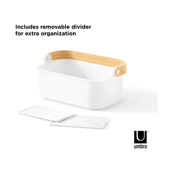 Balts plastmasas vannas istabas organizators Bellwood – Umbra-image-3