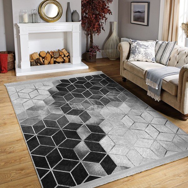 Pelēks paklājs 80x150 cm – Mila Home-image-1