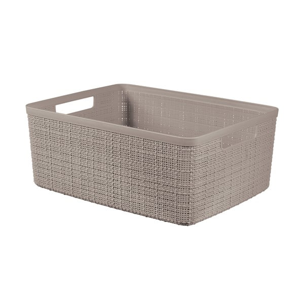 Uzglabāšanas plastmasas uzglabāšanas grozs 36x28x15 cm Jute M – Curver
