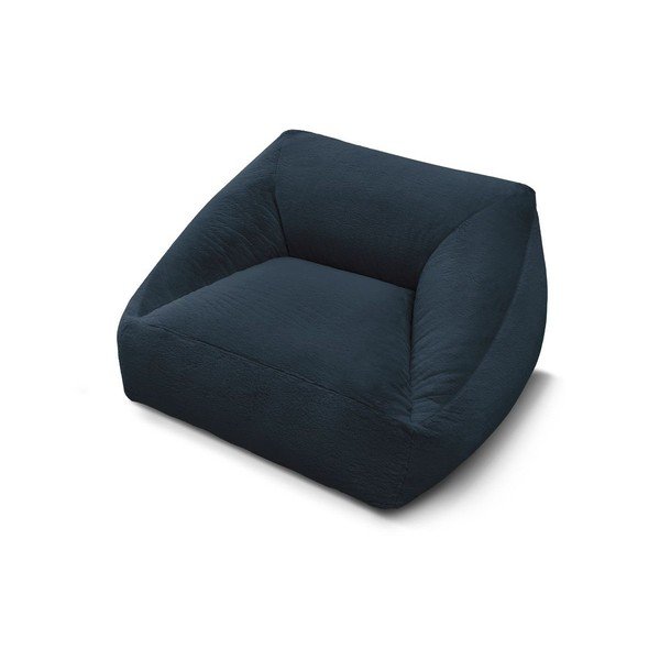 Tumši zils sēžammaiss no mākslīgās kažokādas Lilibet – Bobochic Paris-image-4