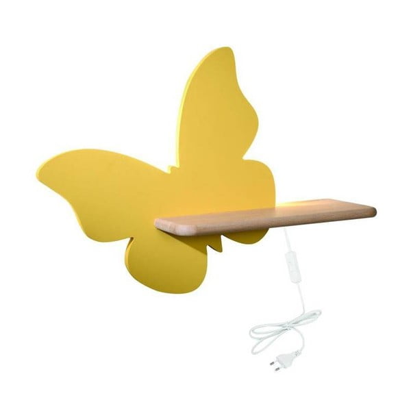 Dzeltena bērnu lampa Butterfly – Candellux Lighting