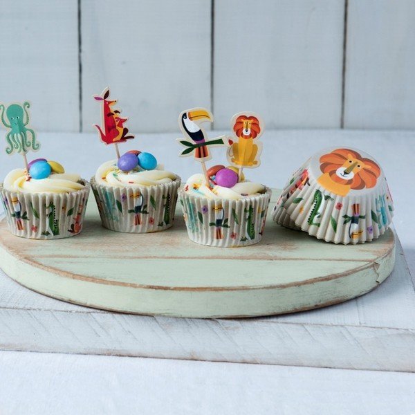 Rex London Colourful Creatures cupcake dekorēšanas komplekts-image-1