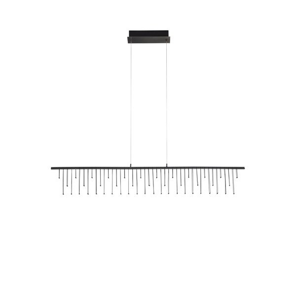 Spīdīgas sudraba krāsas alumīnija LED piekaramā lampa ar regulējamu spilgtumu Stellar – Nova Luce-image-3