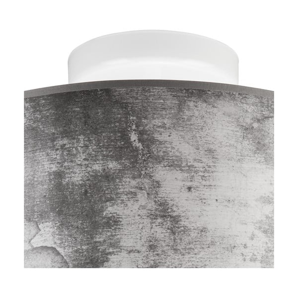 Pelēka griestu lampa ar auduma abažūru ø 35 cm Print – LAMKUR-image-3