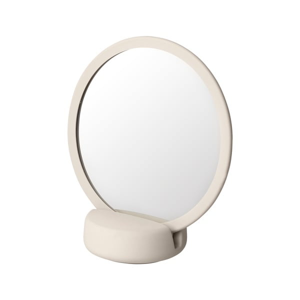 Krēmīgi balts galda spogulis Blomus, augstums 18,5 cm