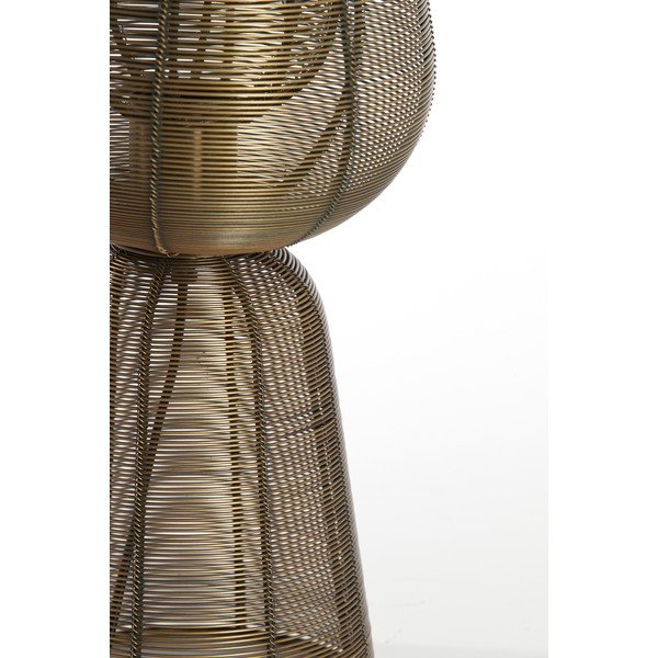 Bronzas krāsas metāla galda lampa (augstums 42 cm) Aboso – Light & Living-image-2