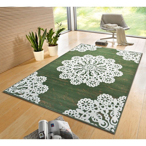 Zaļš paklājs 150x80 cm Lace – Hanse Home-image-1