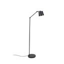 Melna stāvlampa ar metāla abažūru (augstums 135 cm) Hajo – White Label