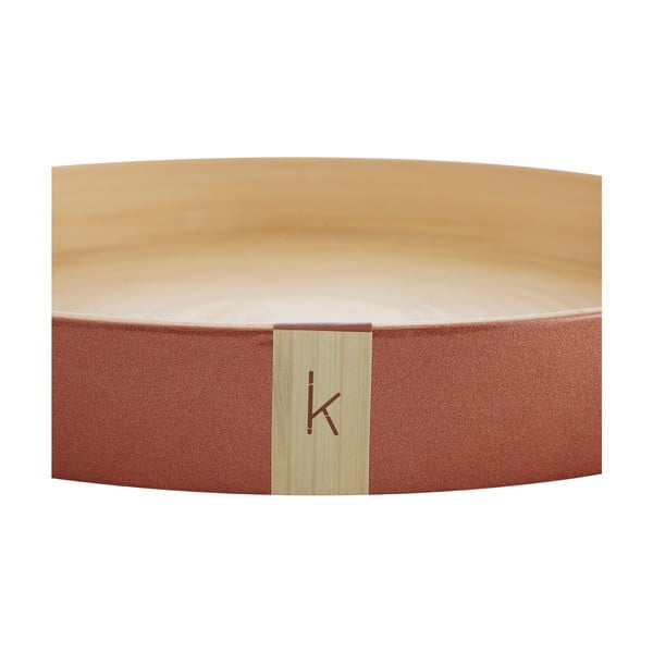 Bronzas bambusa servēšanas paplāte Premier Housewares, ⌀ 35 cm-image-3