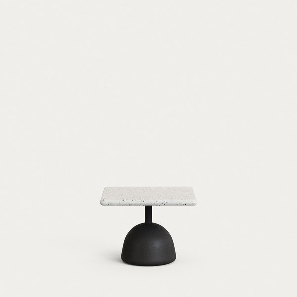 Dārza kafijas galdiņš ar teraco galda virsmu 48x48 cm Saura – Kave Home-image-2