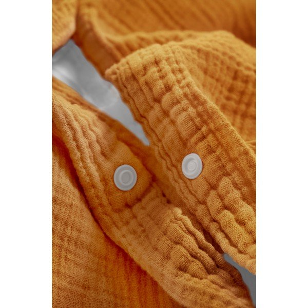Sinepju dzeltena vienguļamā muslīna gultas veļa 140x200 cm Amilia – Jotex-image-2
