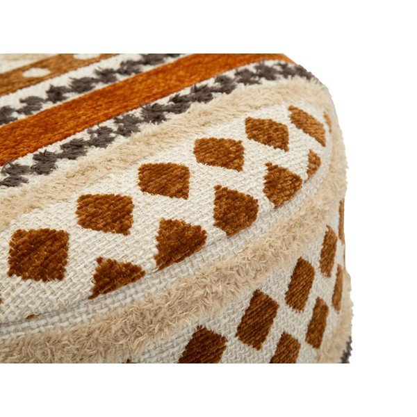 Brūns/bēšs pufs Ethnic  – Mauro Ferretti-image-4