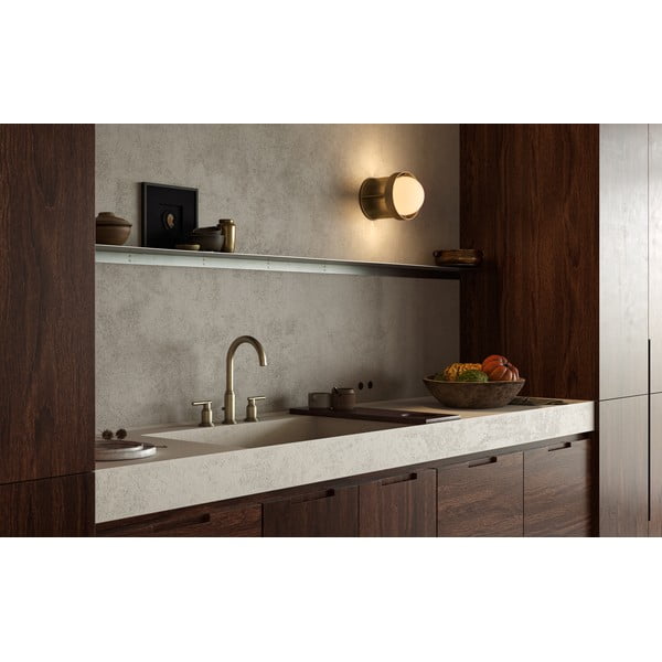 Zelta krāsas sienas lampa ar regulējamu spilgtumu Loop – tala-image-1