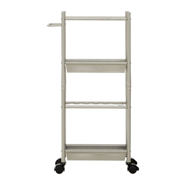 Metāla servēšanas galdiņš uz riteņiem 16x40 cm Dara – Premier Housewares-image-2