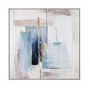 Ar rokām apgleznota glezna ar rāmi/uz audekla 88x88 cm Crown – Bizzotto