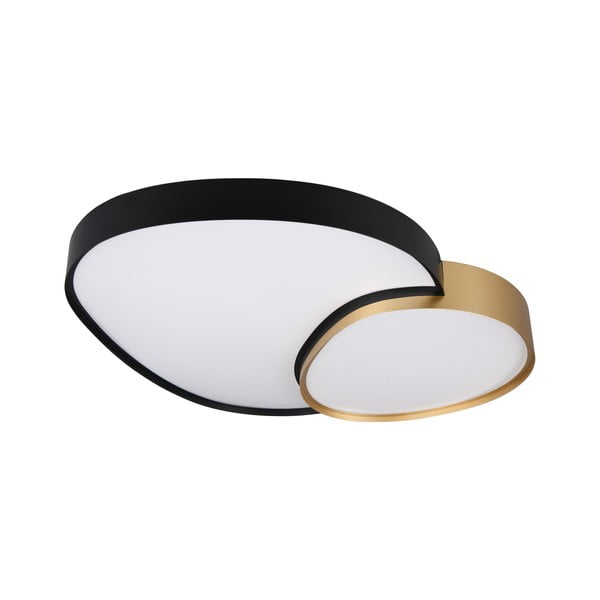 Melna/zelta krāsas LED griestu lampa 63.5x77 cm Rise – Trio-image-3