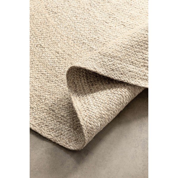 Krēmkrāsas divpusējs/ar rokām darināts džutas apaļš paklājs ø 100 cm Braided – Hanse Home-image-4