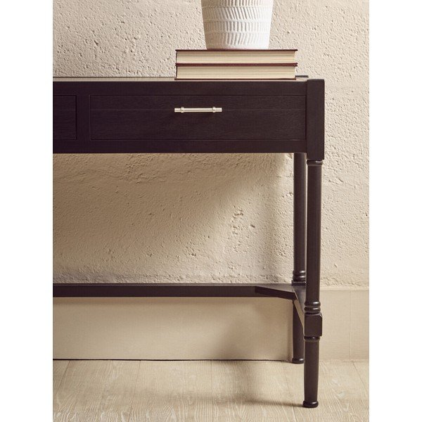 Priedes masīvkoka darba galds 48x107 cm Heritage – Premier Housewares-image-2