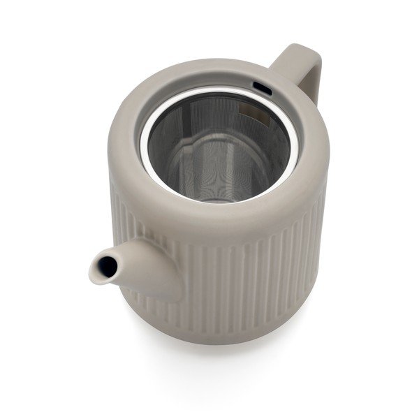 Pelēka porcelāna tējkanna ar sietiņu 1,2 l Skagen – Bredemeijer-image-4