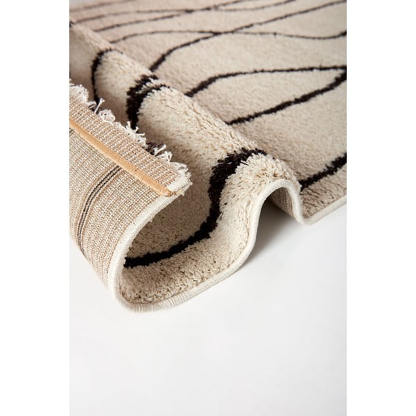 Balts/melns paklājs 120x180 cm Routa – Universal-image-1