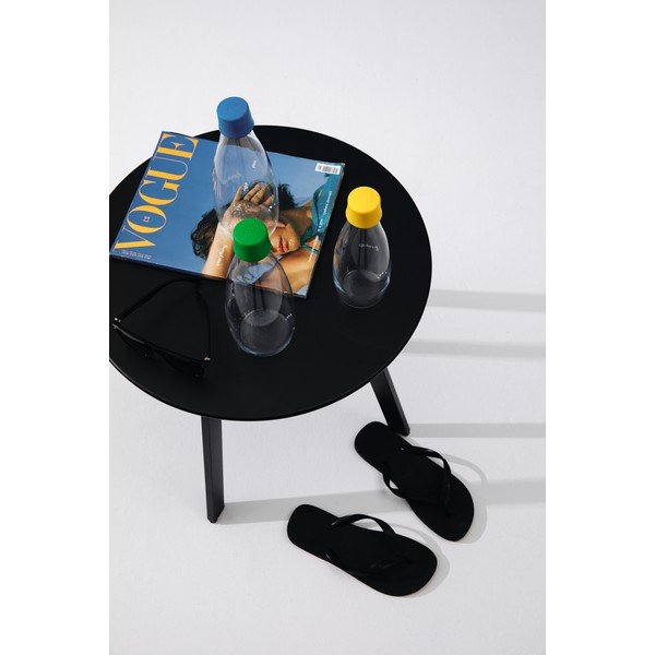 Melns dārza galds Le Bonom Full Steel, ø 50 cm-image-1